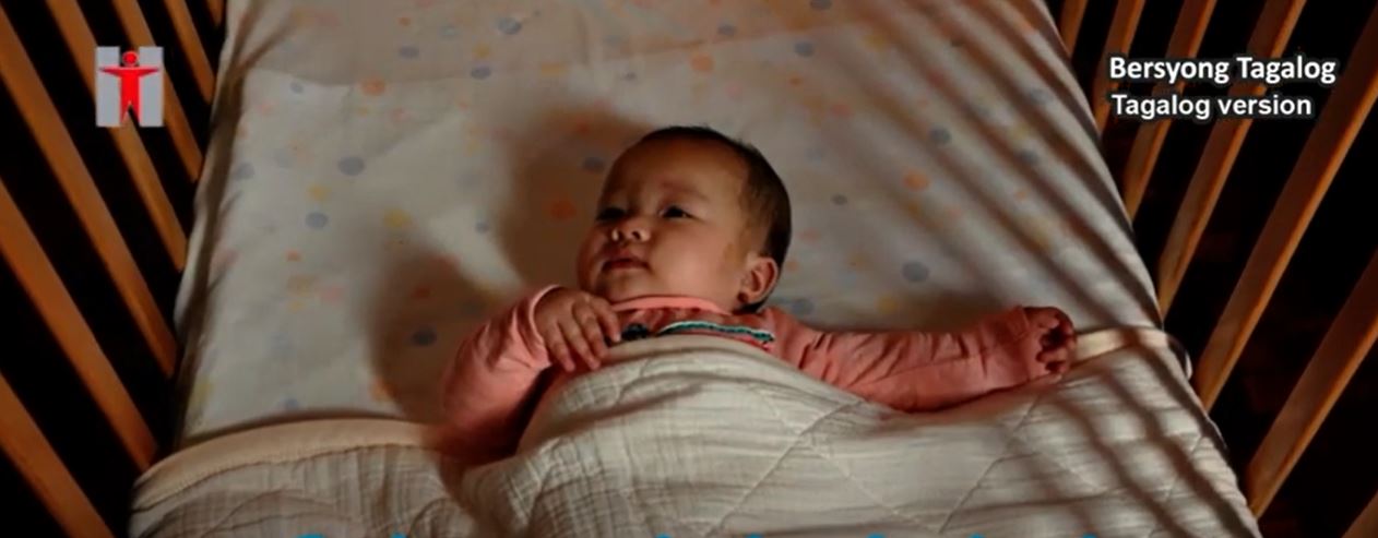 建立嬰兒睡前常規(菲律賓語)