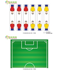 親子足球機   學會輸得起